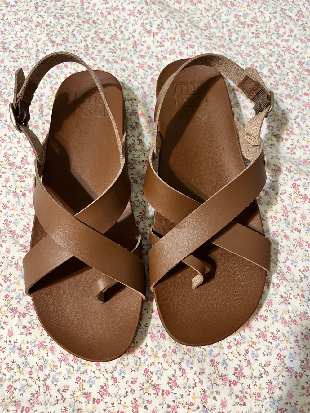 Reef Vista Malia Women’s Chocolate Strappy Sandals size 9